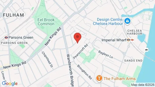 Apartments for rent i London SW6 - kort over placeringen