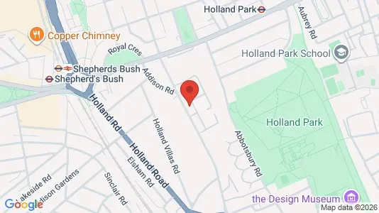 Apartments for rent i London W14 - kort over placeringen
