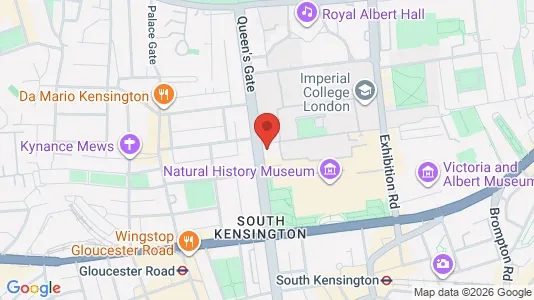Apartments for rent i London SW7 - kort over placeringen