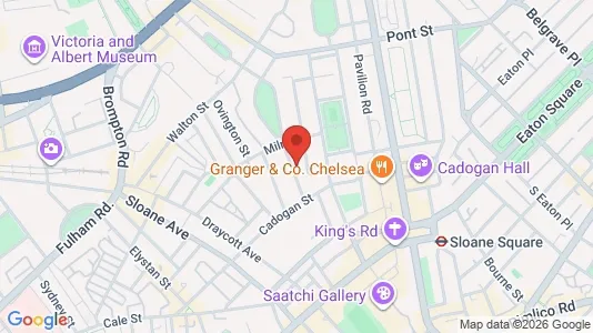 Apartments for rent i London SW3 - kort over placeringen