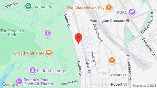 Apartments for rent i London NW1 - kort over placeringen