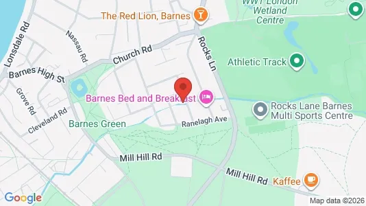 Apartments for rent i London SW13 - kort over placeringen