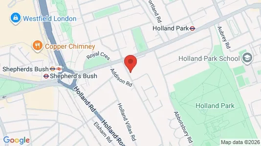 Apartments for rent i London W14 - kort over placeringen