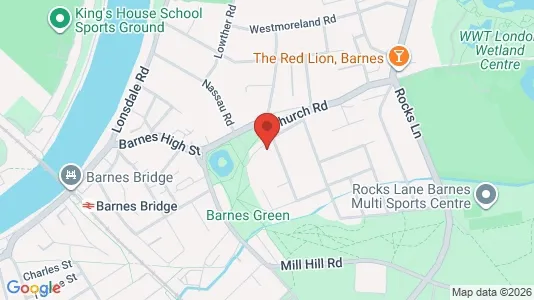 Apartments for rent i London SW13 - kort over placeringen