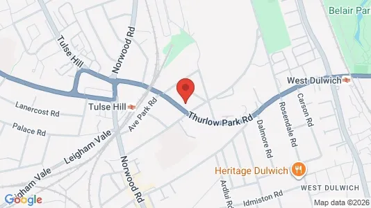 Apartments for rent i London SE21 - kort over placeringen