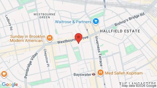 Apartments for rent i London W2 - kort over placeringen