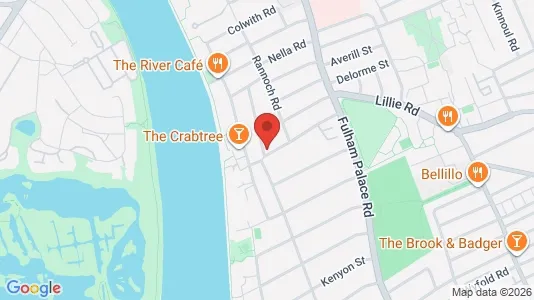 Apartments for rent i London SW6 - kort over placeringen