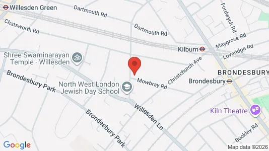 Apartments for rent i London NW2 - kort over placeringen