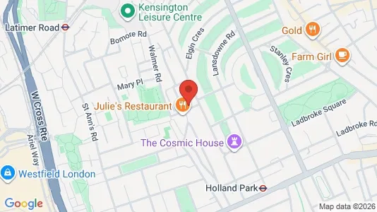 Apartments for rent i London W11 - kort over placeringen