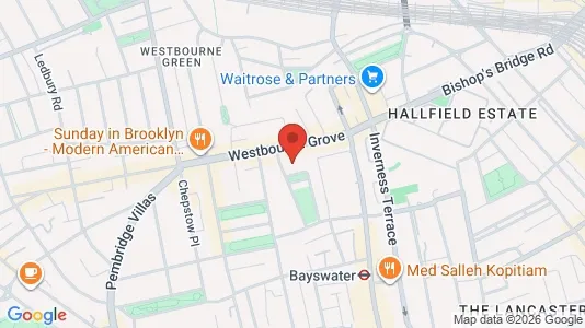 Apartments for rent i London W2 - kort over placeringen