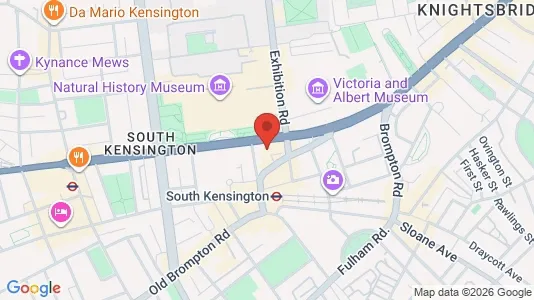 Apartments for rent i London SW7 - kort over placeringen