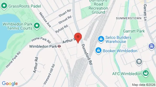 Apartments for rent i London SW19 - kort over placeringen