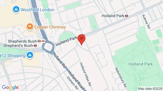 Apartments for rent i London W14 - kort over placeringen