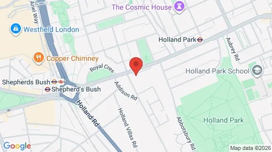 Apartments for rent i London W11 - kort over placeringen