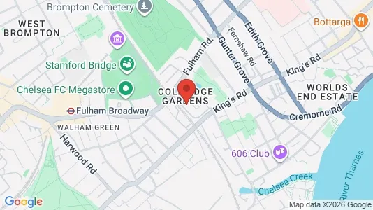 Apartments for rent i London SW10 - kort over placeringen