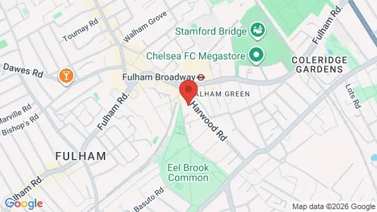 Apartments for rent i London SW6 - kort over placeringen