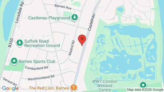 Apartments for rent i London SW13 - kort over placeringen