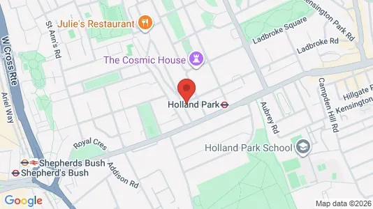 Apartments for rent i London W11 - kort over placeringen