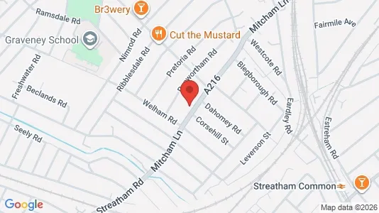 Apartments for rent i London SW16 - kort over placeringen