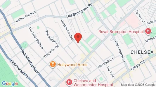 Apartments for rent i London SW10 - kort over placeringen