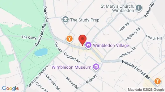Apartments for rent i London SW19 - kort over placeringen