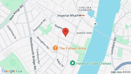 Apartments for rent i London SW6 - kort over placeringen
