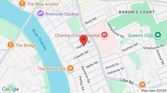 Apartments for rent i London W6 - kort over placeringen