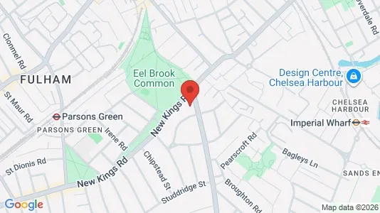 Apartments for rent i London SW6 - kort over placeringen