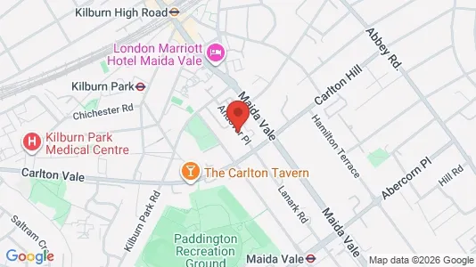 Apartments for rent i London NW6 - kort over placeringen