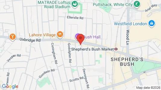 Apartments for rent i London W12 - kort over placeringen