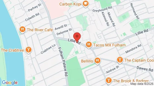 Apartments for rent i London SW6 - kort over placeringen