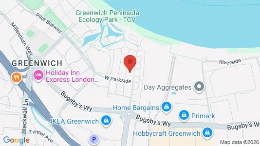 Apartments for rent i London SE10 - kort over placeringen