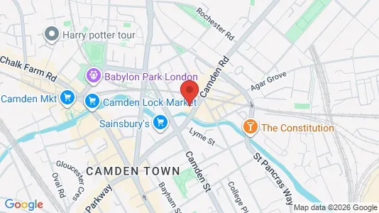 Apartments for rent i London NW1 - kort over placeringen