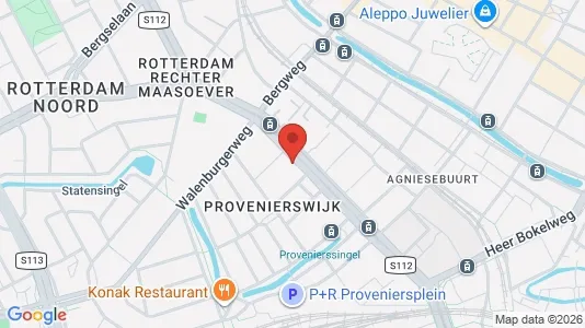 Apartments for rent i Rotterdam Noord - kort over placeringen
