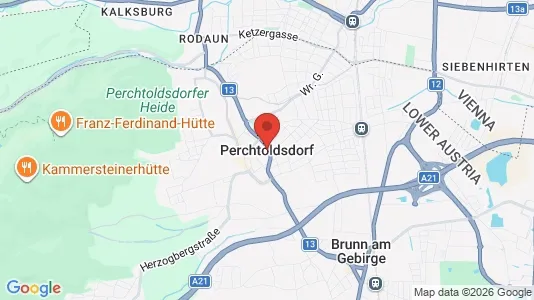 Apartments for rent i Perchtoldsdorf - kort over placeringen