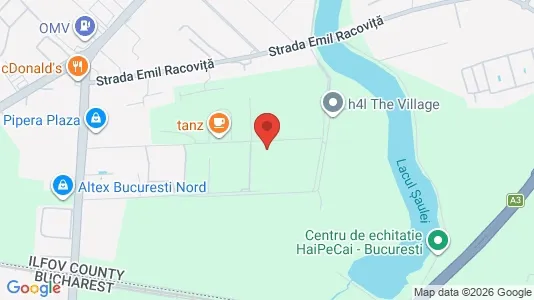 Apartments for rent i Voluntari - kort over placeringen