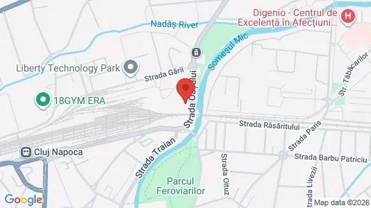 Apartments for rent i Cluj-Napoca - kort over placeringen