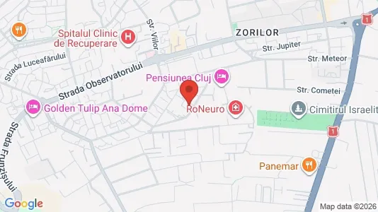 Apartments for rent i Cluj-Napoca - kort over placeringen