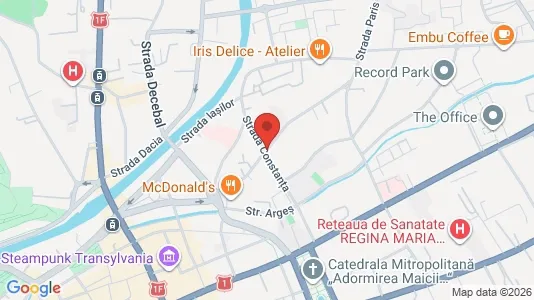 Apartments for rent i Cluj-Napoca - kort over placeringen