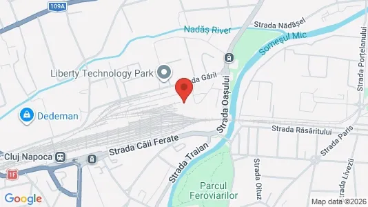 Apartments for rent i Cluj-Napoca - kort over placeringen