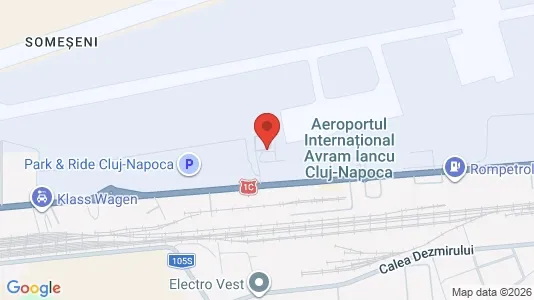 Apartments for rent i Cluj-Napoca - kort over placeringen