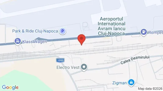 Apartments for rent i Cluj-Napoca - kort over placeringen