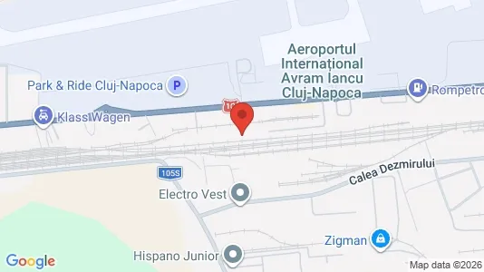Apartments for rent i Cluj-Napoca - kort over placeringen