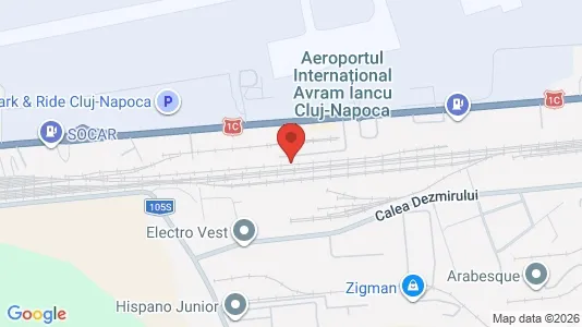 Apartments for rent i Cluj-Napoca - kort over placeringen