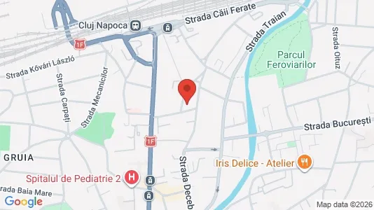 Apartments for rent i Cluj-Napoca - kort over placeringen