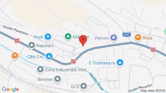 Apartments for rent i Cluj-Napoca - kort over placeringen
