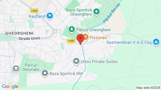 Apartments for rent i Cluj-Napoca - kort over placeringen