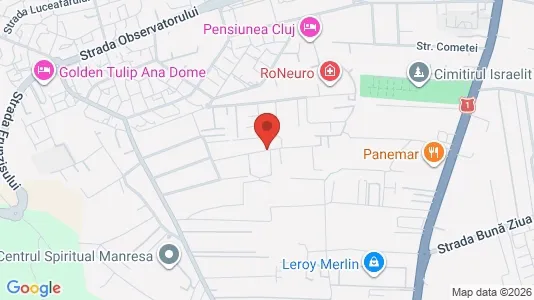 Apartments for rent i Cluj-Napoca - kort over placeringen
