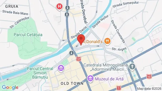 Apartments for rent i Cluj-Napoca - kort over placeringen