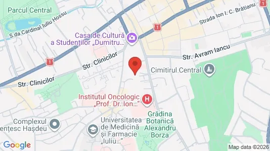 Apartments for rent i Cluj-Napoca - kort over placeringen